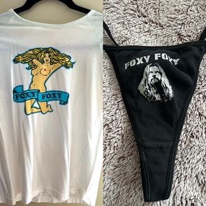 Vintage Rob Zombie concert tee. Concert thong! Excellent condition.